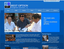 Tablet Screenshot of bestoptionconsultancy.com